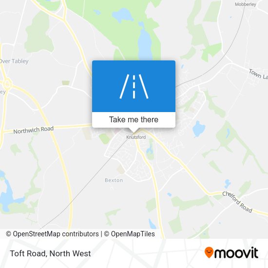 Toft Road map