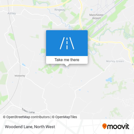 Woodend Lane map
