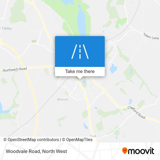 Woodvale Road map