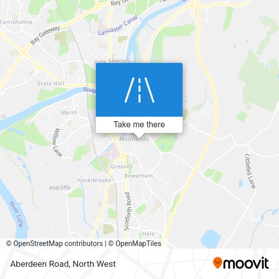 Aberdeen Road map