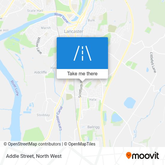 Addle Street map