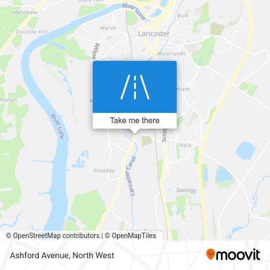 Ashford Avenue map