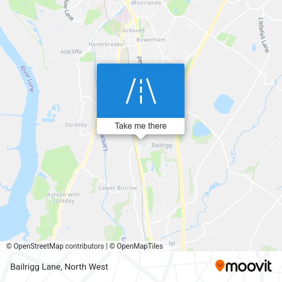 Bailrigg Lane map