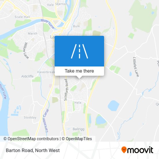 Barton Road map