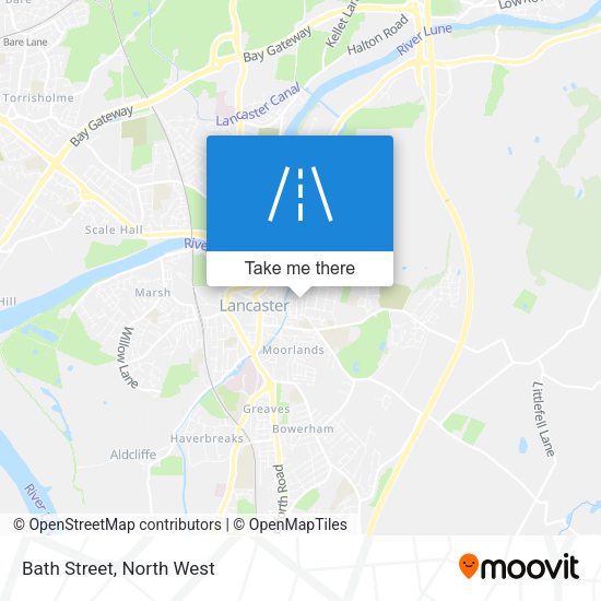 Bath Street map