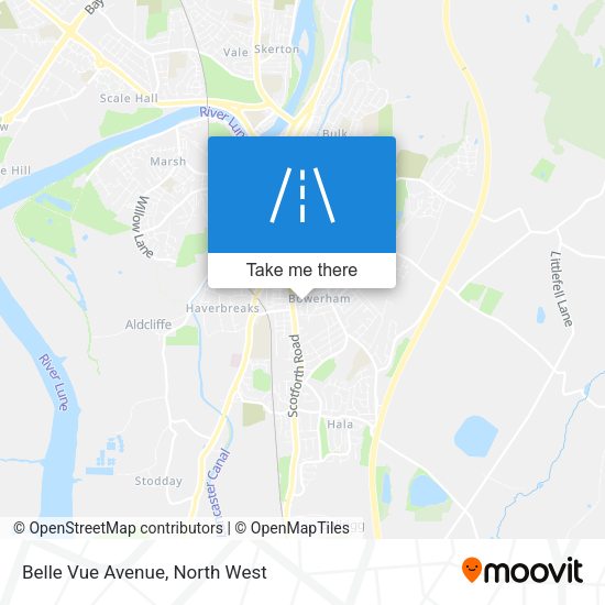 Belle Vue Avenue map