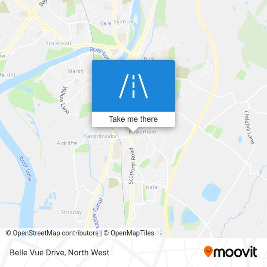 Belle Vue Drive map
