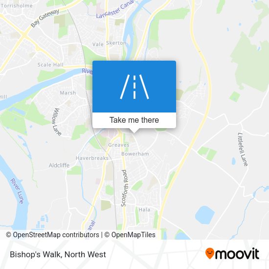 Bishop's Walk map
