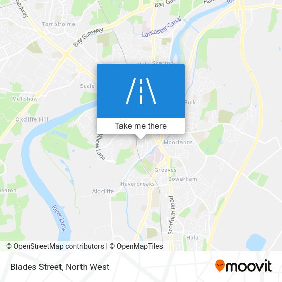 Blades Street map