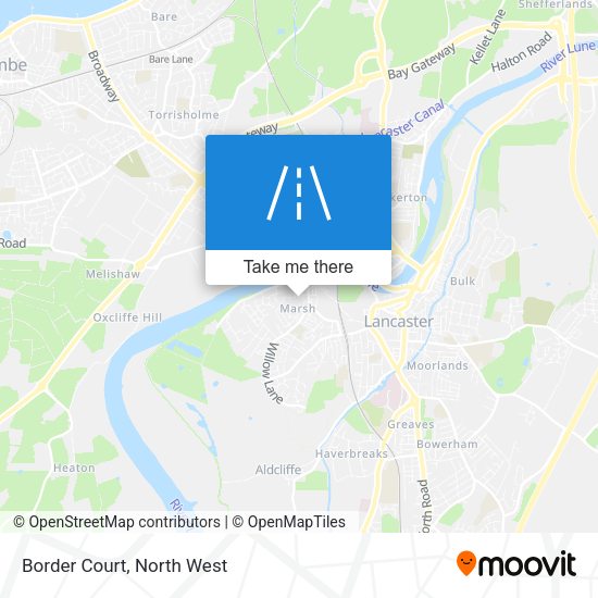 Border Court map