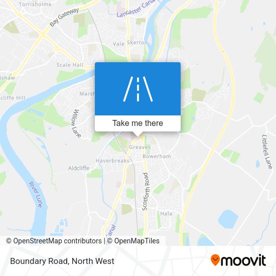 Boundary Road map
