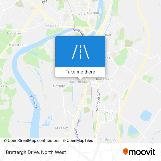 Brettargh Drive map