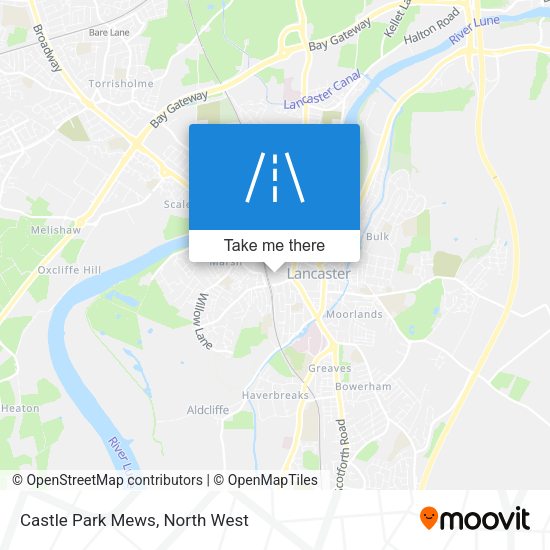 Castle Park Mews map