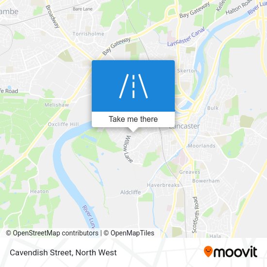 Cavendish Street map