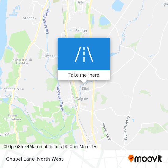 Chapel Lane map