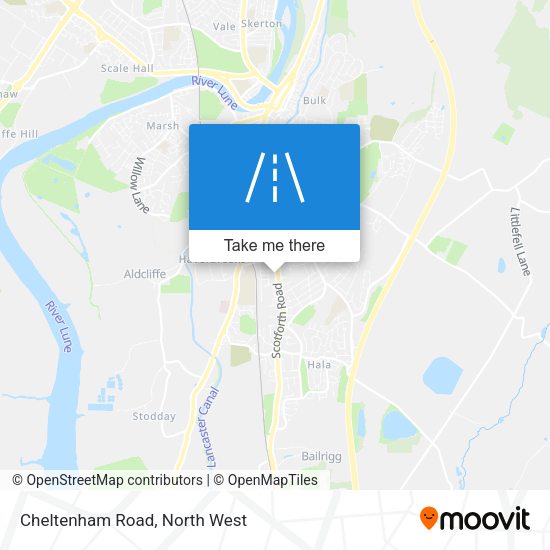 Cheltenham Road map