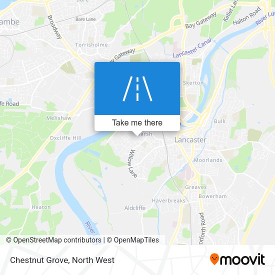 Chestnut Grove map