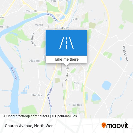 Church Avenue map