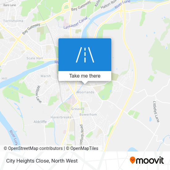 City Heights Close map