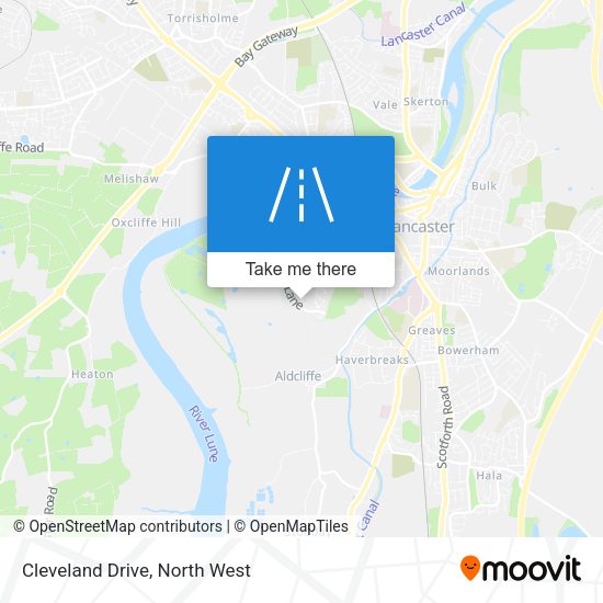 Cleveland Drive map