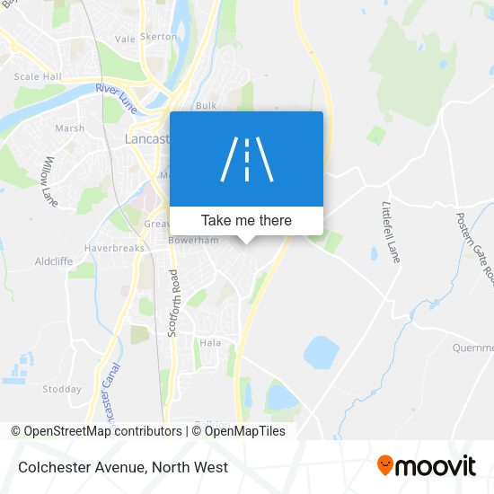 Colchester Avenue map