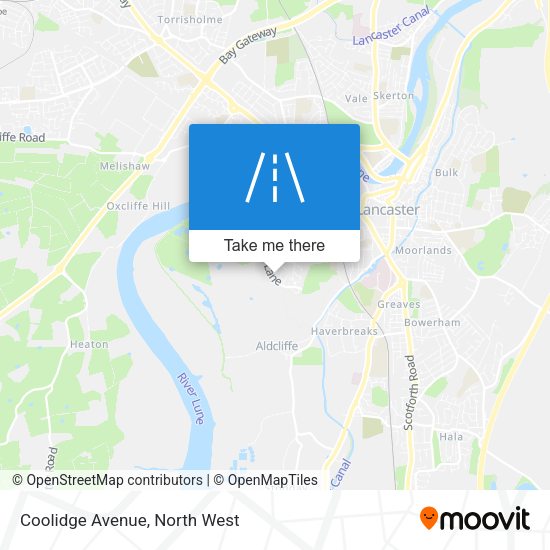 Coolidge Avenue map