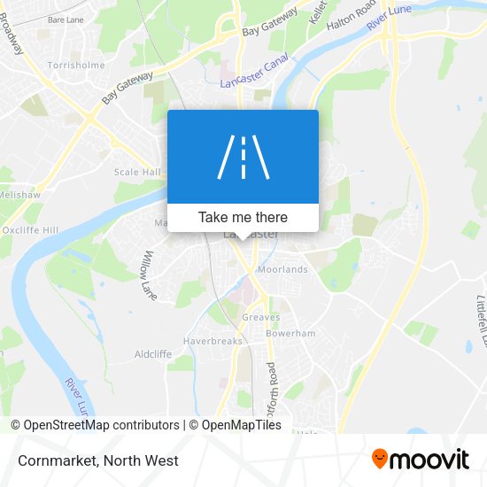 Cornmarket map
