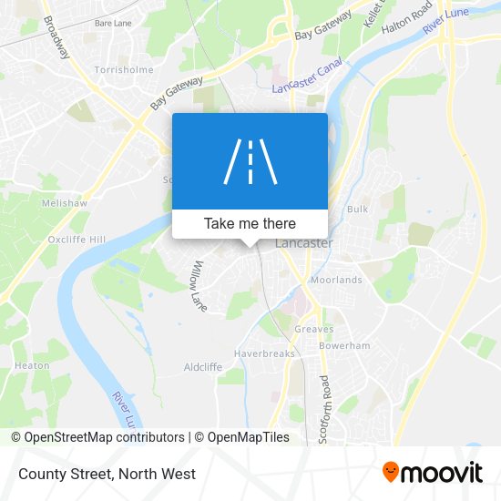 County Street map