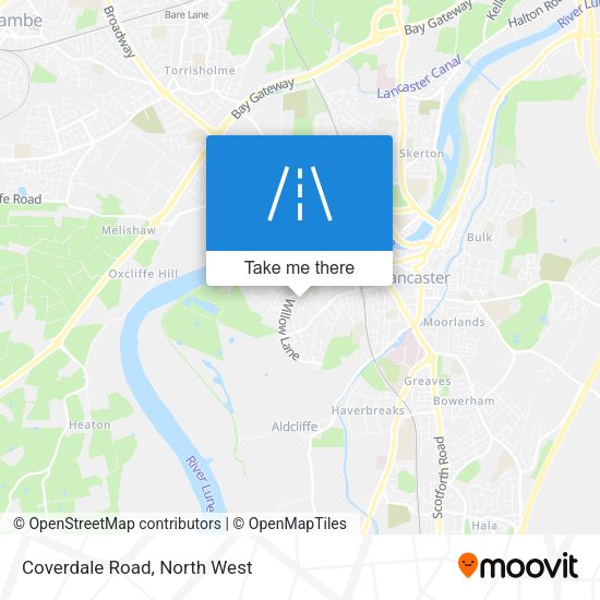 Coverdale Road map