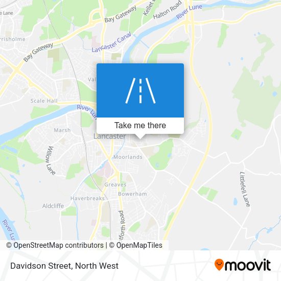 Davidson Street map