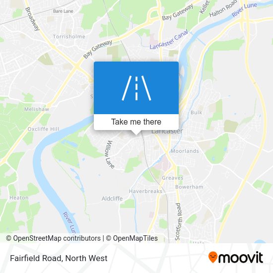 Fairfield Road map