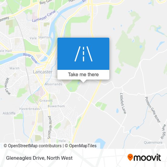 Gleneagles Drive map