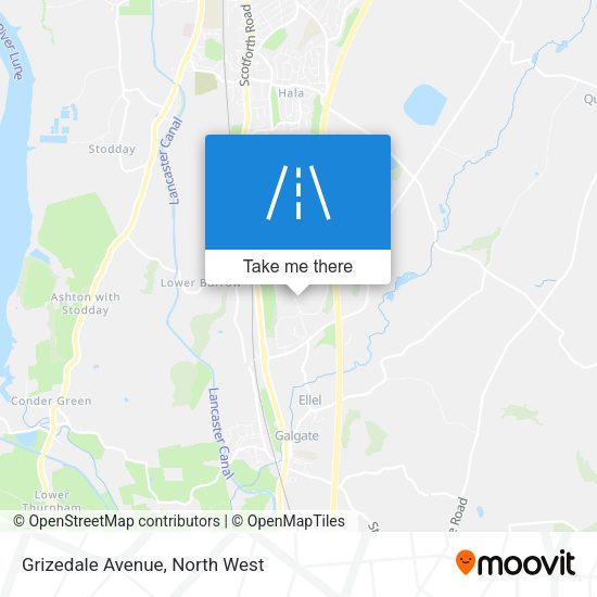 Grizedale Avenue map