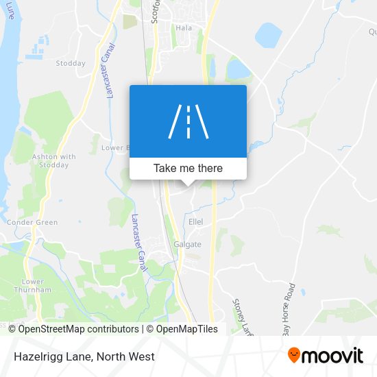 Hazelrigg Lane map
