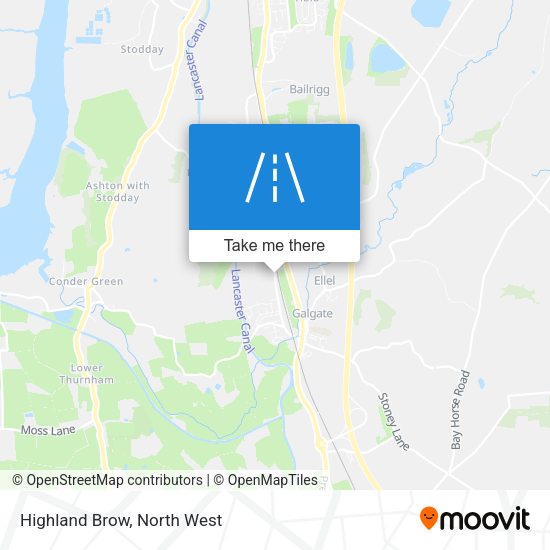 Highland Brow map