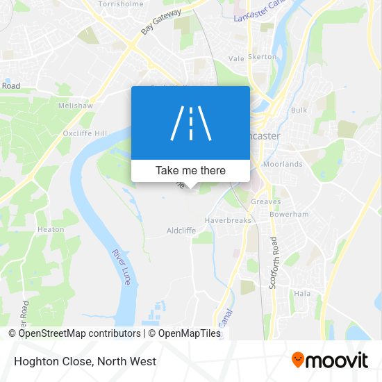 Hoghton Close map
