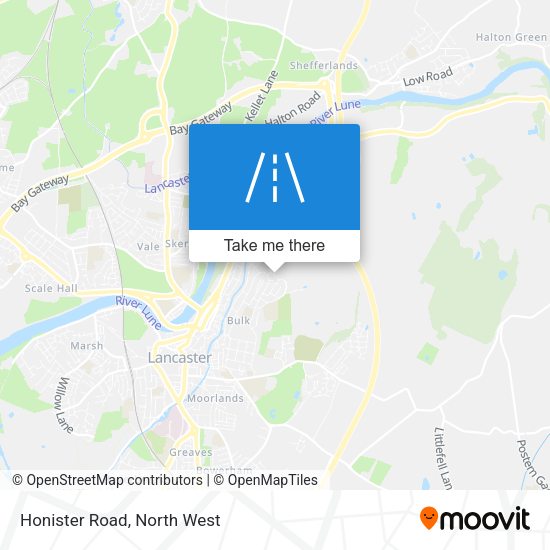 Honister Road map