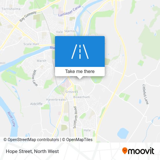 Hope Street map