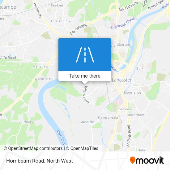 Hornbeam Road map