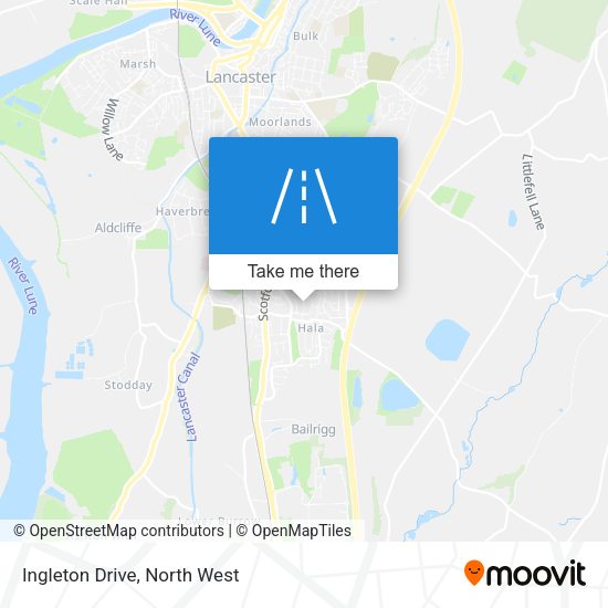 Ingleton Drive map