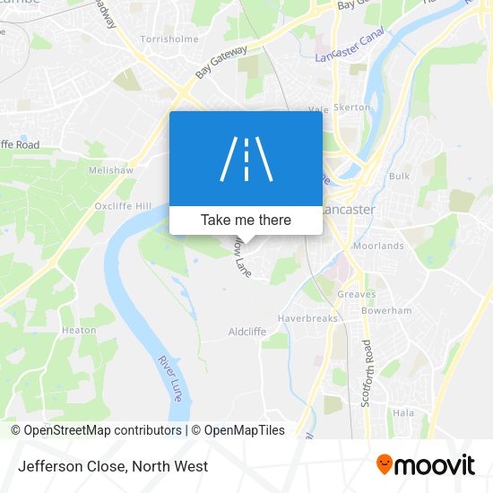 Jefferson Close map
