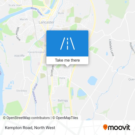 Kempton Road map