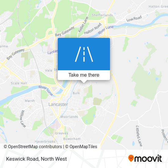 Keswick Road map