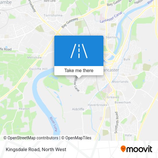 Kingsdale Road map