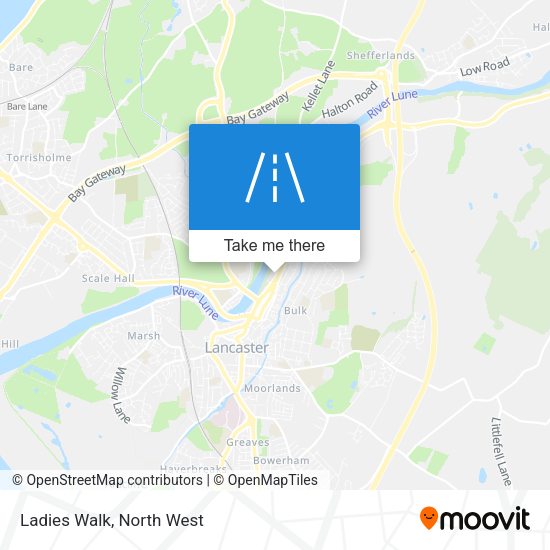 Ladies Walk map