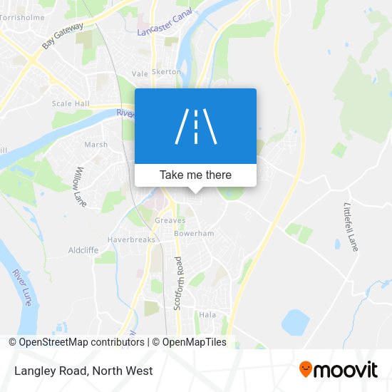 Langley Road map