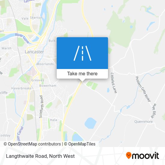 Langthwaite Road map