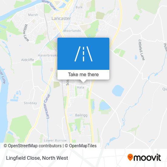 Lingfield Close map