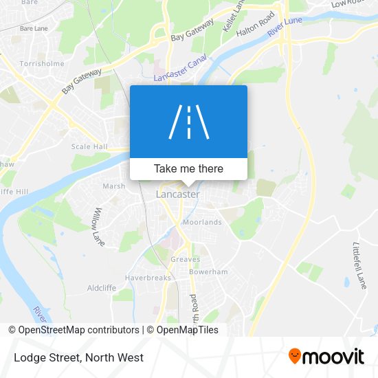 Lodge Street map