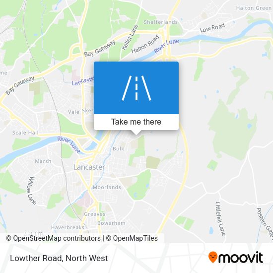 Lowther Road map